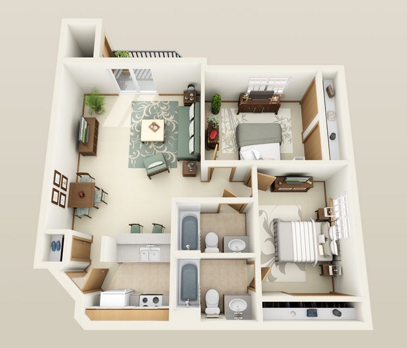 2 Bedroom