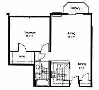 1 Bedroom Loft or Ranch