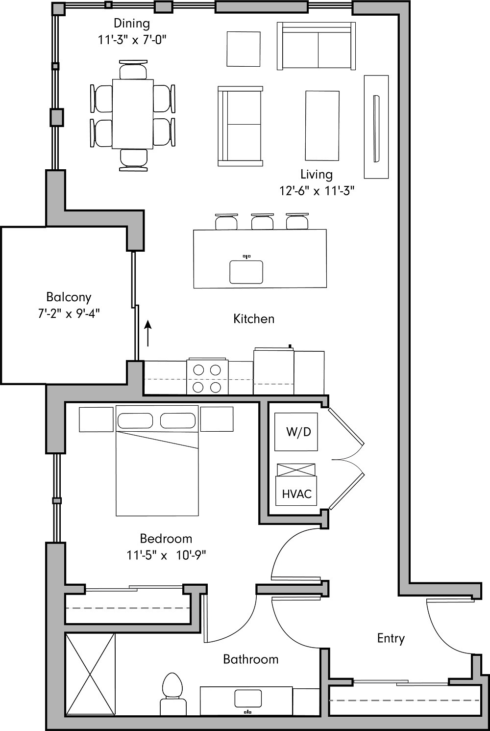 Apts 301, 401, 501, 601