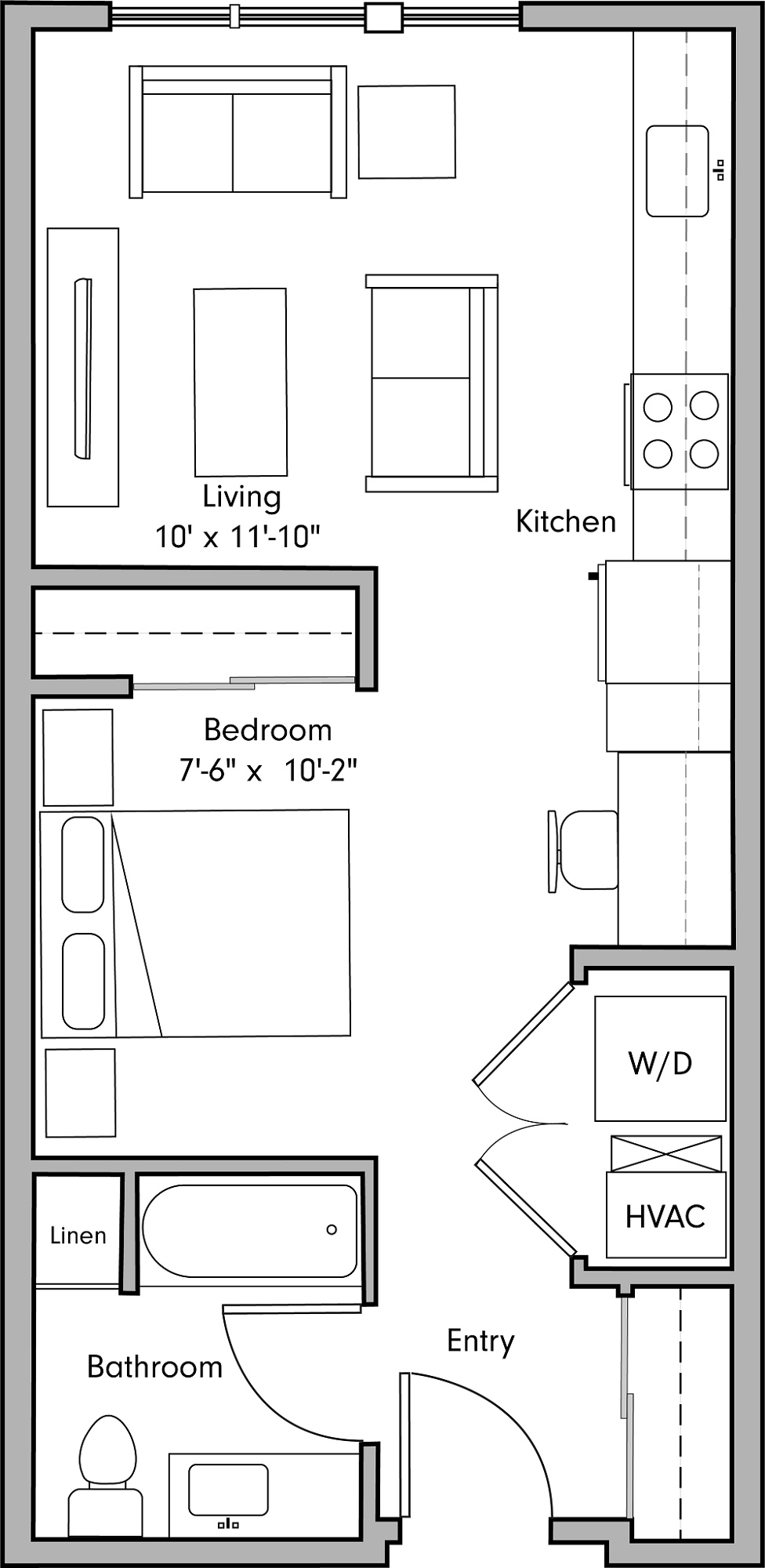 Apts 203, 205, 243, 303, 305, 343, 403, 405, 441, 443, 503, 541, 543, 603, 641, 643