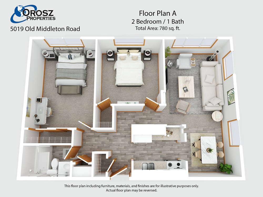 Floor Plan A 3D