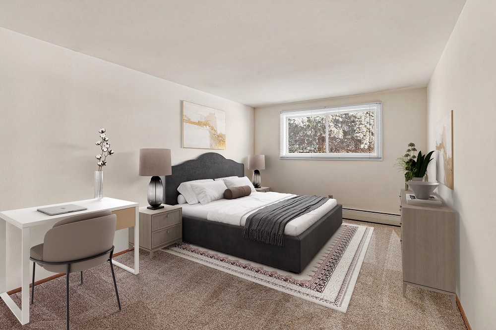 2BR/1BA - Primary Bedroom