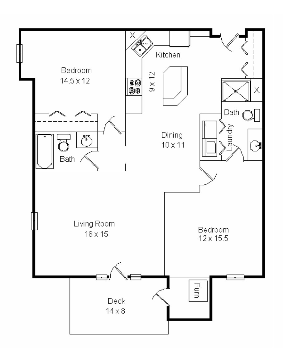 2 Bedroom
