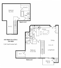 2 Bedroom / 2.5 Bath
