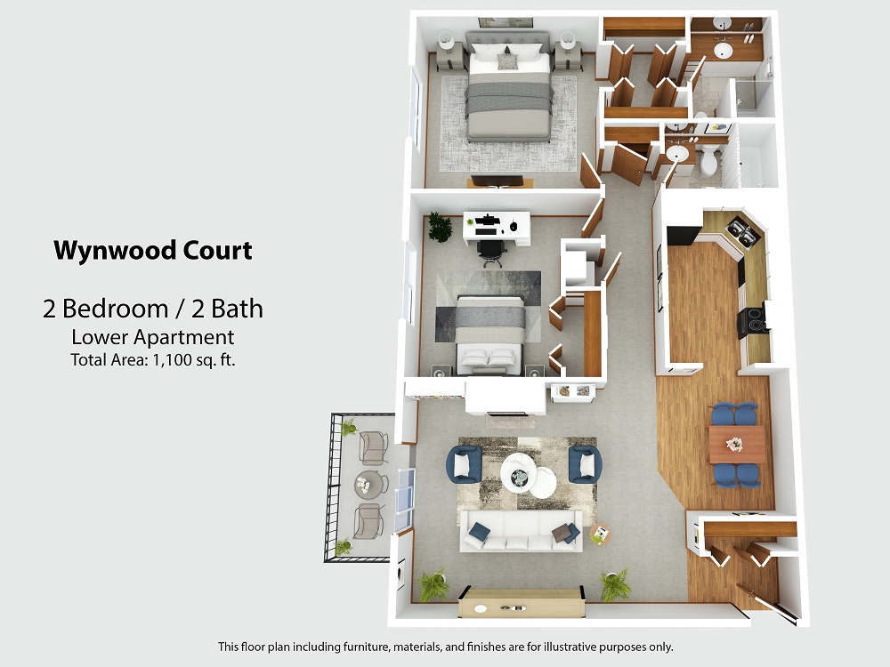 Lower Apartment with Garage