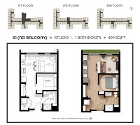 S1 (No Balcony) - 1st Floor