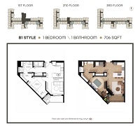 B1 Style - 1st, 2nd & 3rd Floors