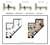 D2 Style - 1st, 2nd & 3rd Floors