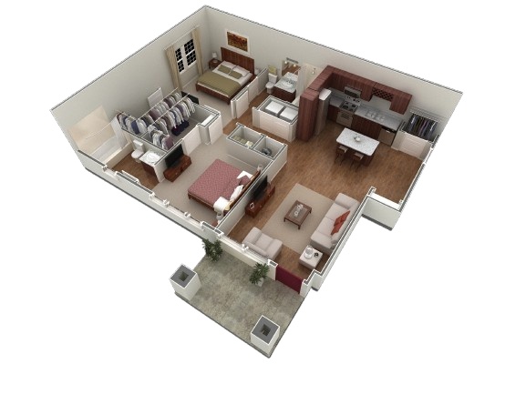 Designer Courtyard