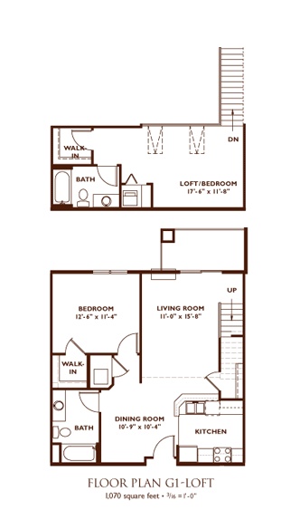 1 Bedroom + Loft + Den
