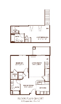 1 Bedroom + Loft + Den