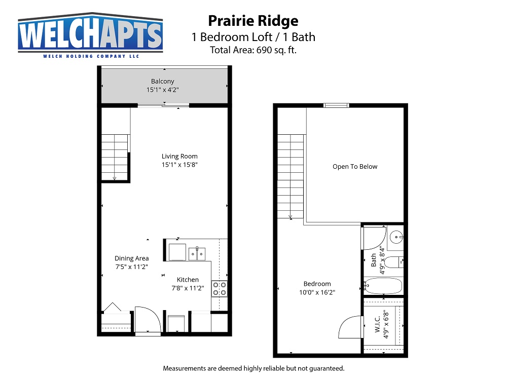 1 Bedroom Loft