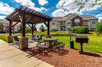 Waterside - Pergola with Seating and Grill