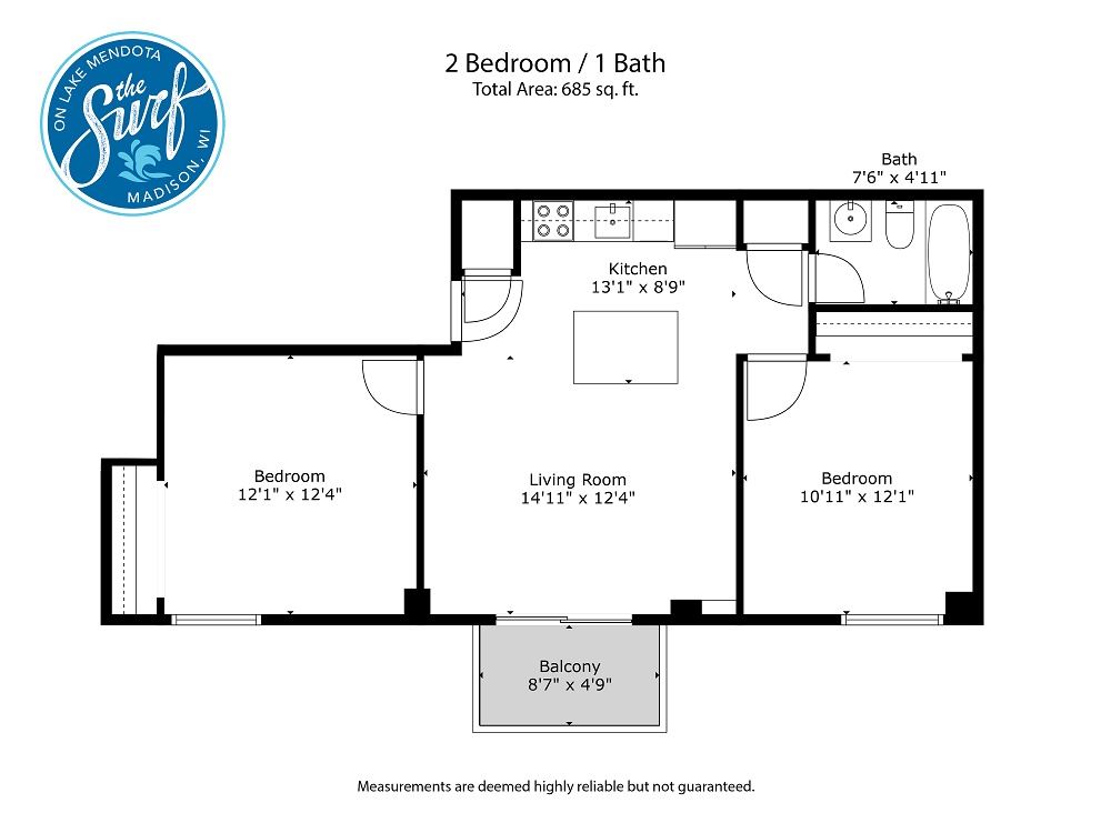 2 Bedroom