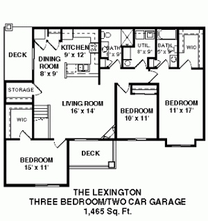 3 Bedroom Townhome / 2 Bath / 2 Car Garage