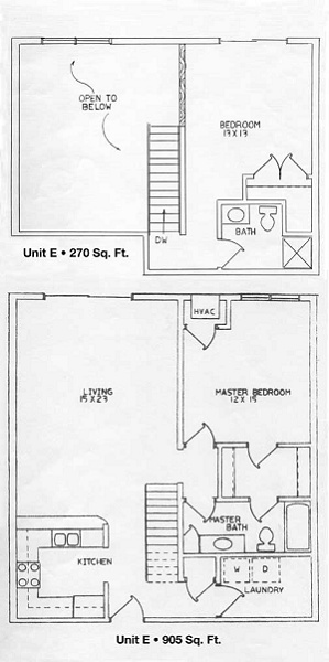 2 Bedroom / 2 Bath / Loft