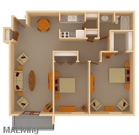 2 Bedroom