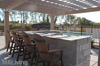 Paragon Place at Bear Claw Way - Sun Deck with Pergola and Grilling Station