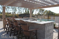 Paragon Place at Bear Claw Way - Sun Deck with Pergola and Grilling Station