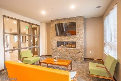 Clubroom with Fireplace