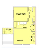 1 Bedroom Studio