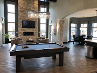 Paragon Place at Bear Claw Way - Clubhouse with Billiards and Fireplace Lounge