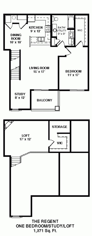 1 Bedroom + Loft