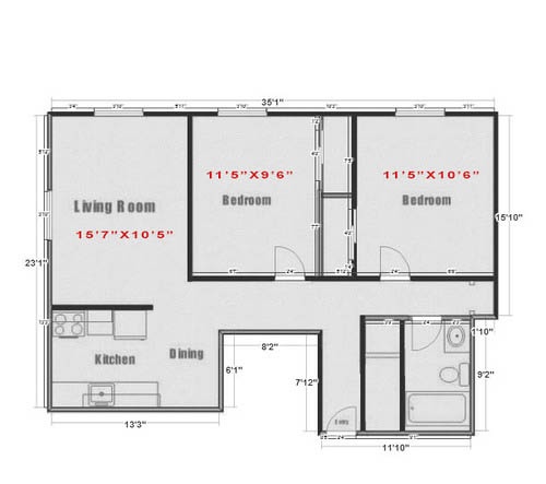 2 Bedroom