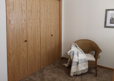 Bedroom #1 Closet in 2 Bedroom Apartment