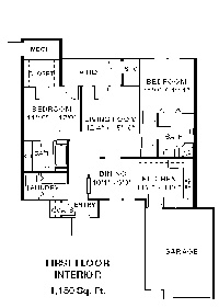 2 Bedroom / 2 Bath