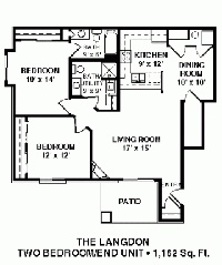 2 Bedroom / 2 Bath
