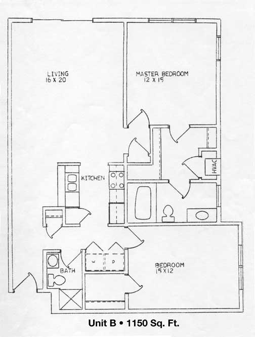 2 Bedroom / 2 Bath