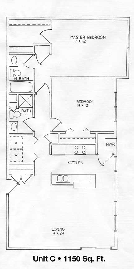 2 Bedroom / 2 Bath