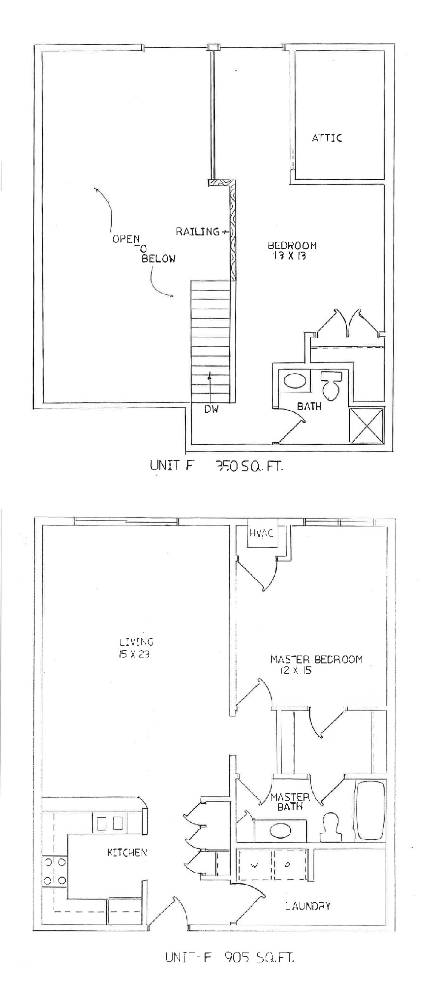 2 Bedroom / 2 Bath / Loft / Large Deck