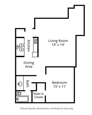 1 Bedroom + Den