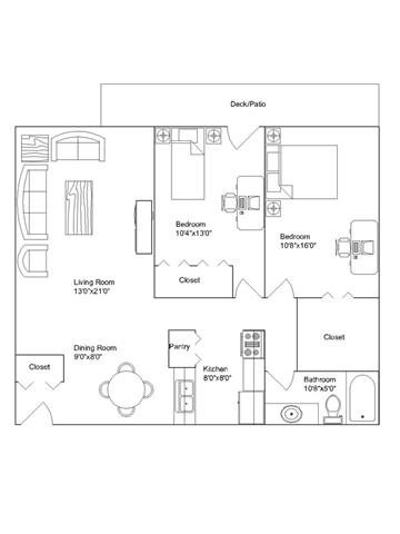 2 Bedroom