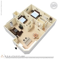 2 Bedroom / 1.75 Bath