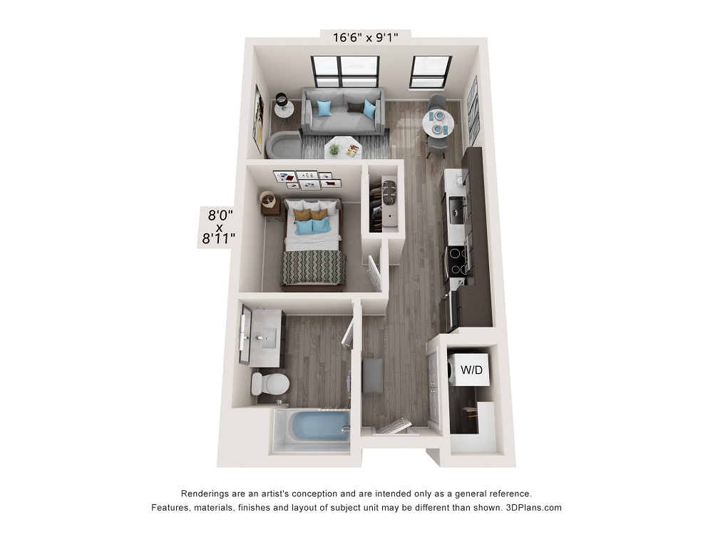1 Bedroom / 1 Bath