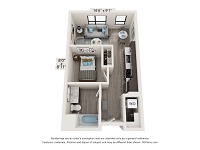 1 Bedroom / 1 Bath