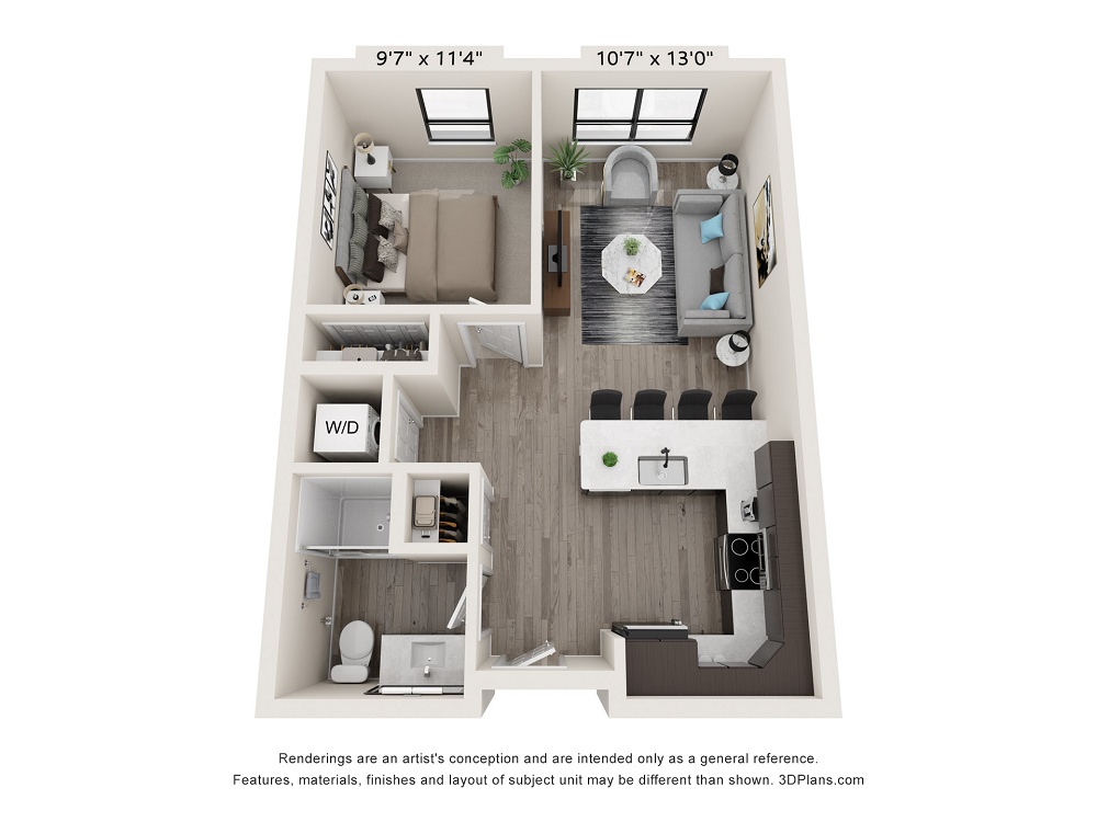 1 Bedroom / 1 Bath