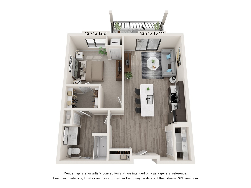 1 Bedroom / 1 Bath