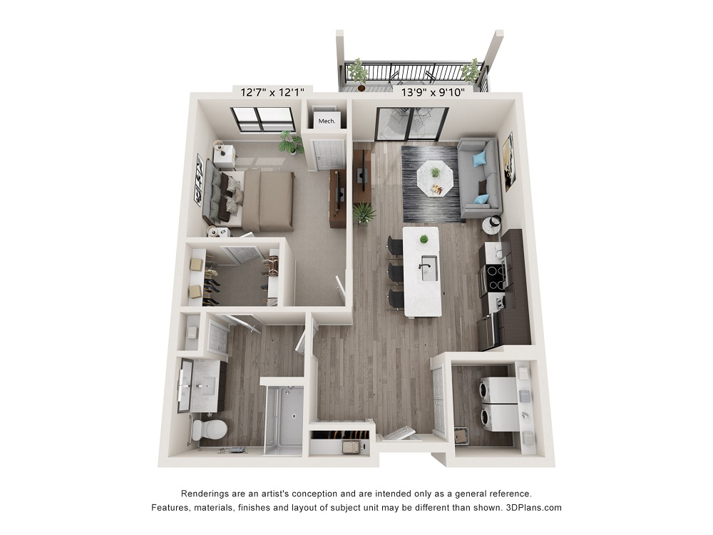 1 Bedroom / 1 Bath