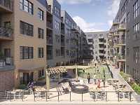 The Standard Madison - South Courtyard Full View