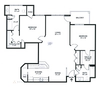 2 Bedroom / 2 Bath