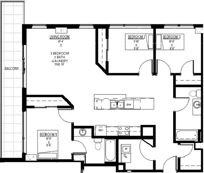 3 Bedroom / 2 Bath