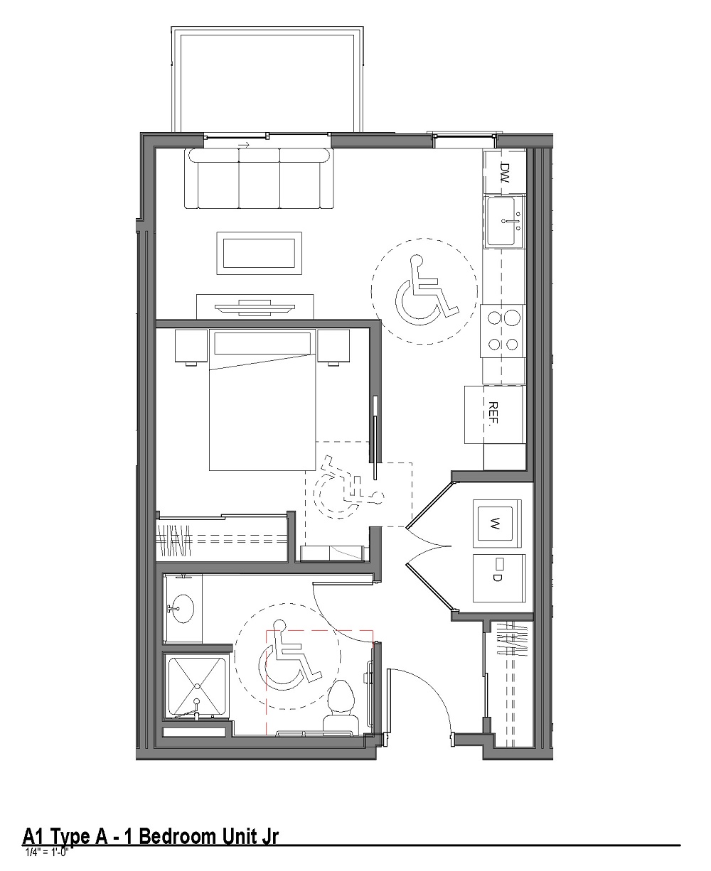 Jr. 1 Bedroom