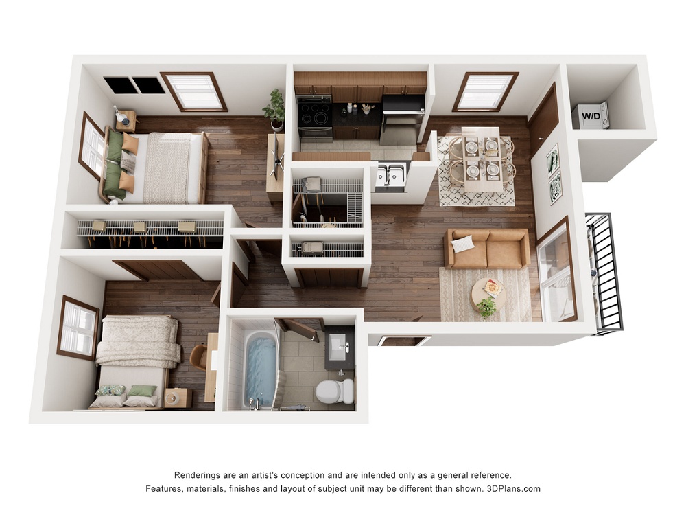2 Bedroom / 1 Bath