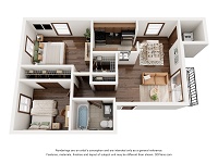 2 Bedroom / 1 Bath