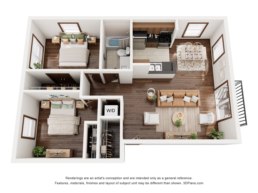2 Bedroom / 1 Bath