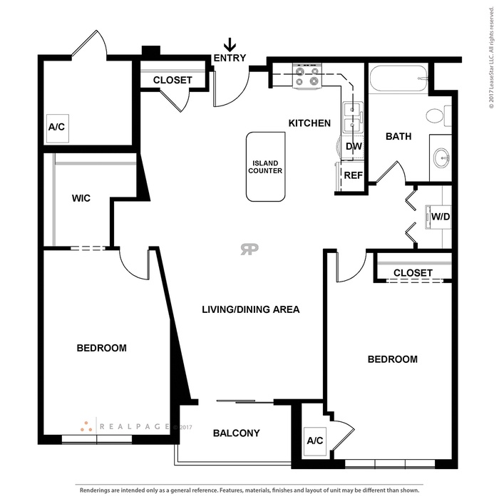 2 Bedroom / 1 Bath